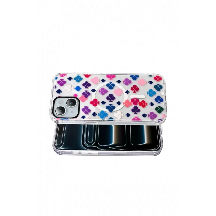 Mey İthalat®   iPhone 14 Desina Magsafe Kapak - Desen 3