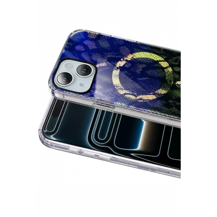 Mey İthalat®   iPhone 14 Desina Magsafe Kapak - Desen 7