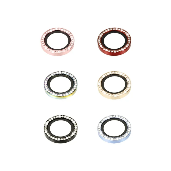 Mey İthalat®   iPhone 14 Diamond Kamera Lens - Kırmızı