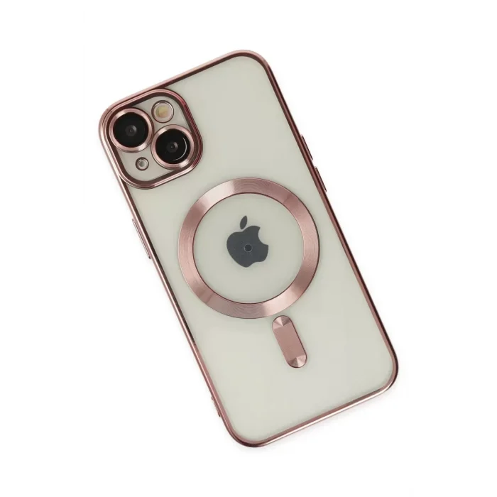 Mey İthalat®   iPhone 14 Kılıf Kross Magneticsafe Kapak - Rose