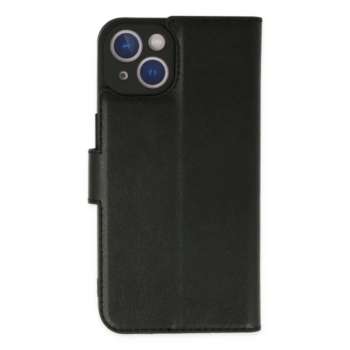Mey İthalat®   iPhone 14 Plus Kılıf Trend S Plus Kapaklı Kılıf - Siyah