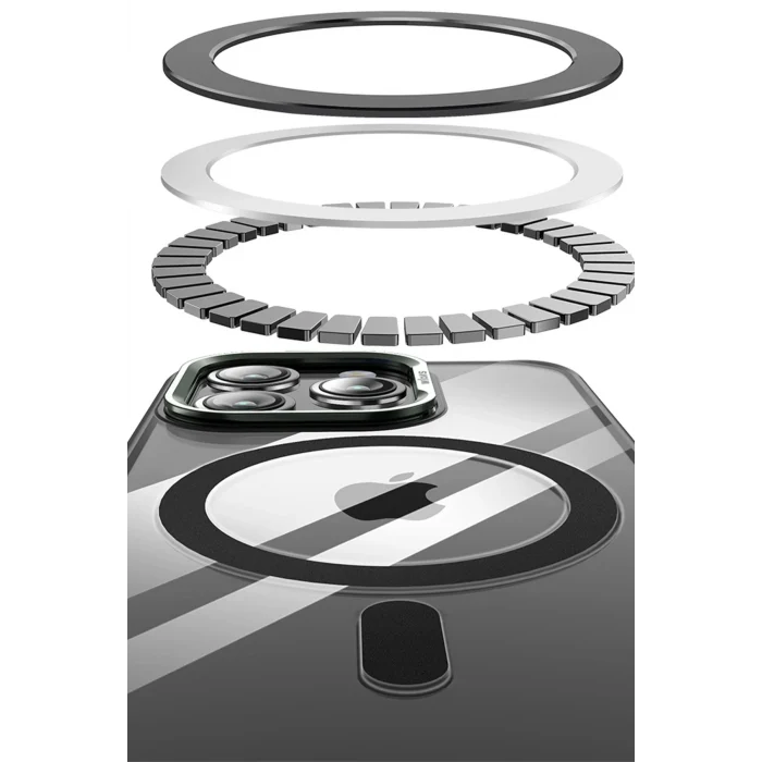 Mey İthalat®   iPhone 14 Pro Drop Magsafe Kapak - Titan Gri