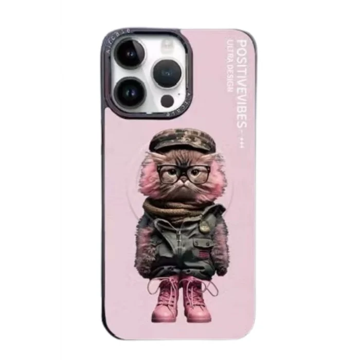Mey İthalat®   iPhone 14 Pro Fun Magsafe Kapak - Pembe