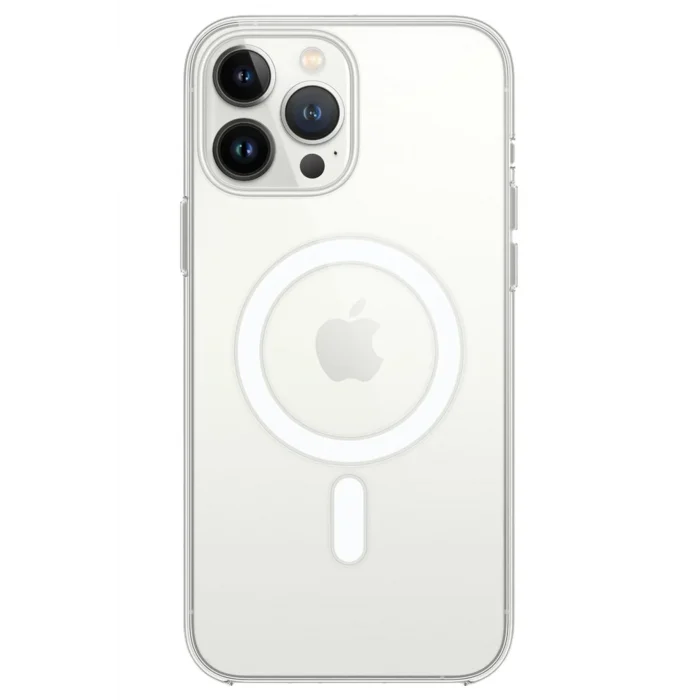 Mey İthalat®   iPhone 14 Pro Kılıf Magneticsafe Şeffaf Silikon - Şeffaf