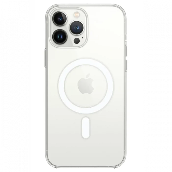 Mey İthalat®   iPhone 14 Pro Kılıf Magneticsafe Şeffaf Silikon - Şeffaf