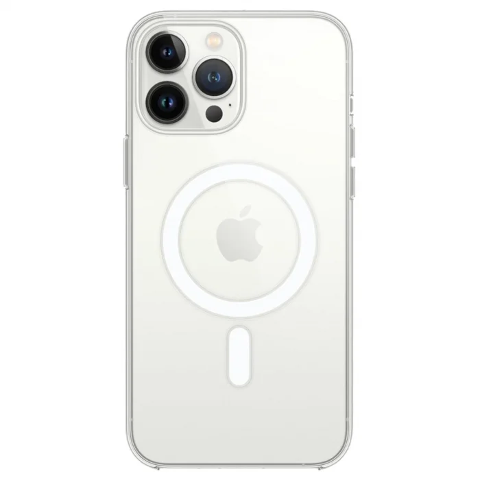 Mey İthalat®   iPhone 14 Pro Kılıf Magneticsafe Şeffaf Silikon - Şeffaf