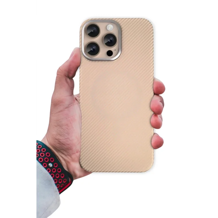 Mey İthalat®   iPhone 14 Pro Max Besa Magsafe Kapak - Desert