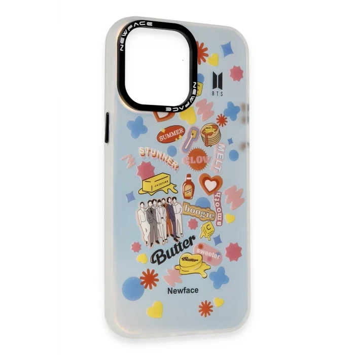 Mey İthalat®   iPhone 14 Pro Max Kılıf Estoril Desenli Kapak - Estoril - 16