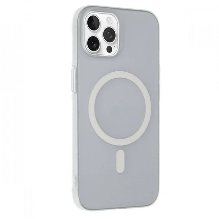 Mey İthalat®   iPhone 14 Pro Max Tuna PC Slim Magsafe Kapak - Şeffaf