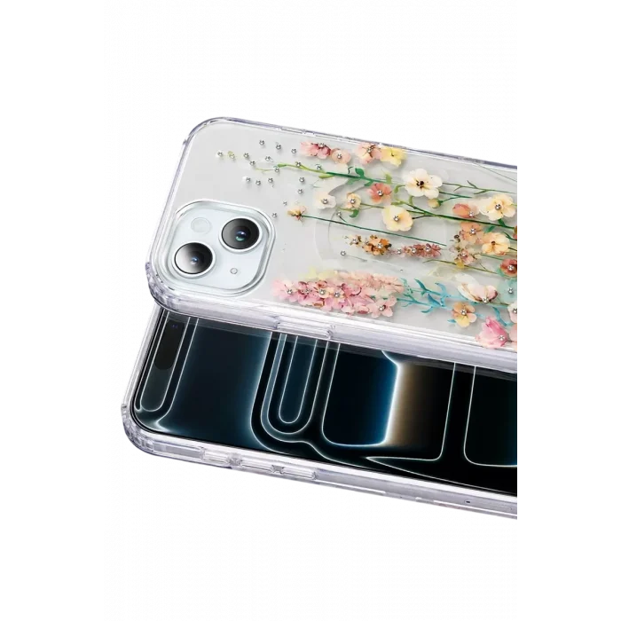 Mey İthalat®   iPhone 15 Desina Magsafe Kapak - Desen 1