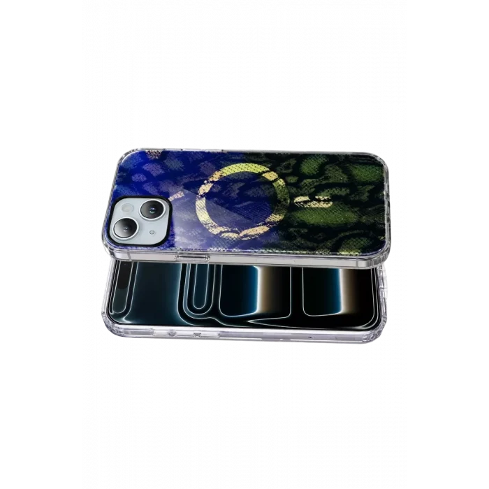 Mey İthalat®   iPhone 15 Desina Magsafe Kapak - Desen 7