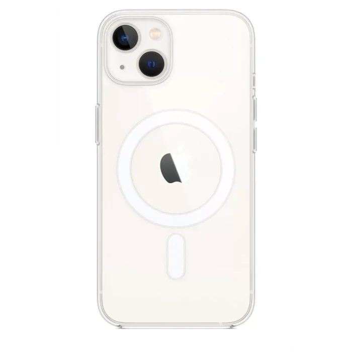 Mey İthalat®   iPhone 15 Plus Kılıf Magneticsafe Şeffaf Silikon - Şeffaf