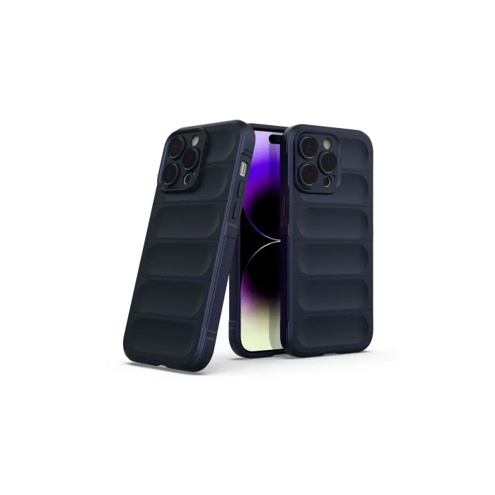 Mey İthalat®   iPhone 15 Pro Kılıf Optimum Silikon - Lacivert