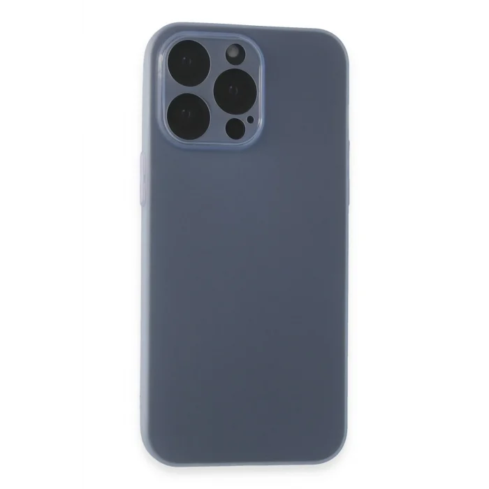 Mey İthalat®   iPhone 15 Pro Kılıf Puma Silikon - Mavi