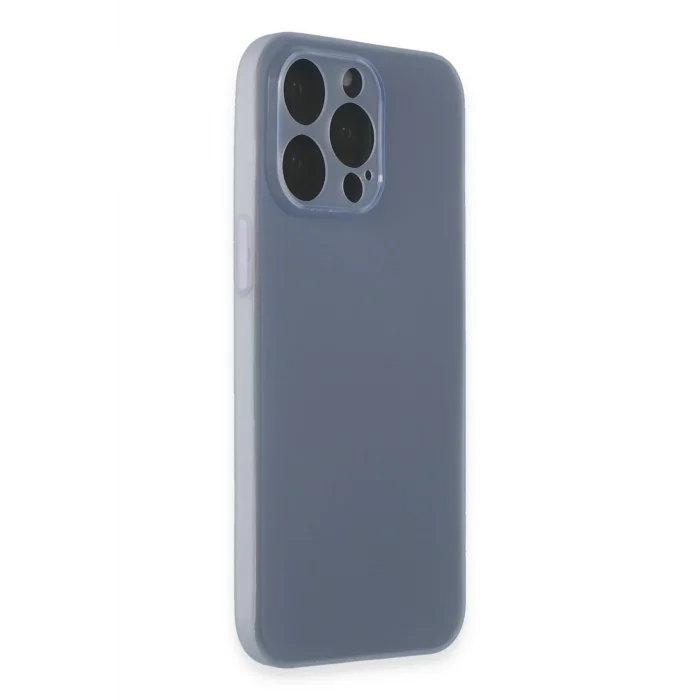 Mey İthalat®   iPhone 15 Pro Kılıf Puma Silikon - Mavi