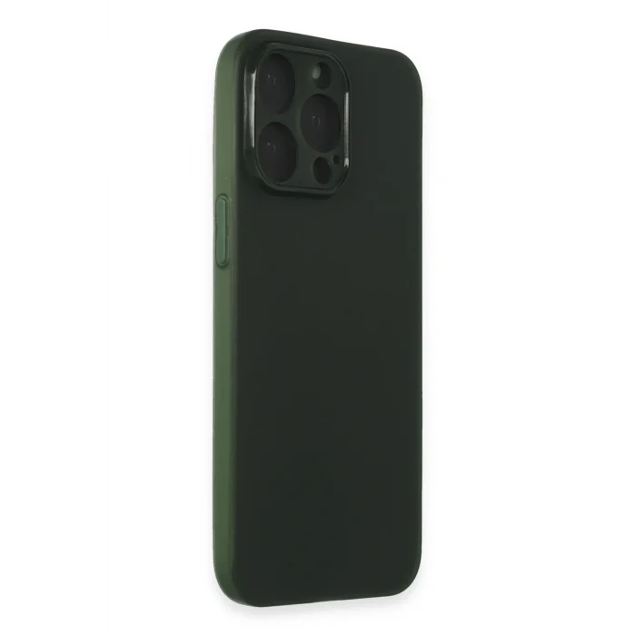 Mey İthalat®   iPhone 15 Pro Kılıf Puma Silikon - Yeşil