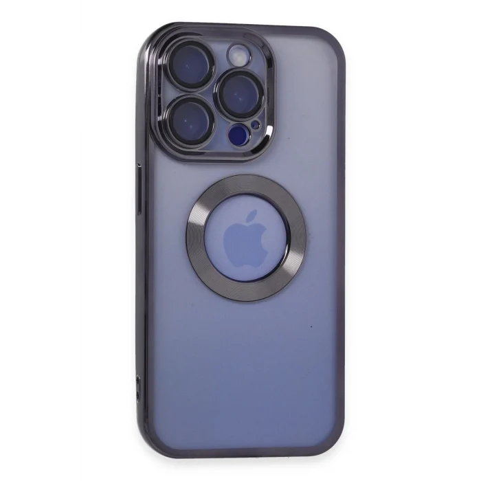 Mey İthalat®   iPhone 15 Pro Kılıf Slot Silikon - Mor