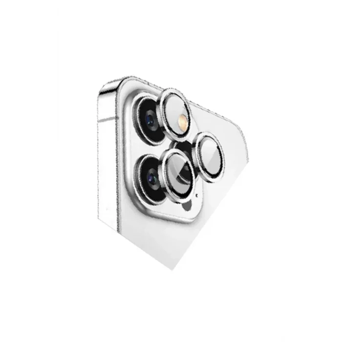 Mey İthalat®   iPhone 15 Pro Max Bilvis Titan Kamera Lens - Gümüş