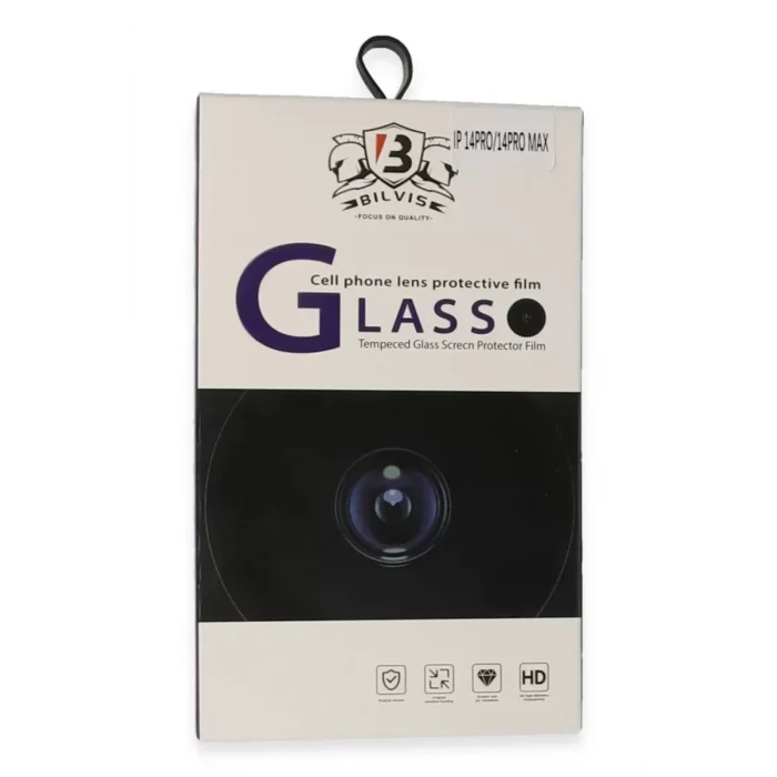 Mey İthalat®   iPhone 15 Pro Max Bilvis Titan Kamera Lens - Siyah