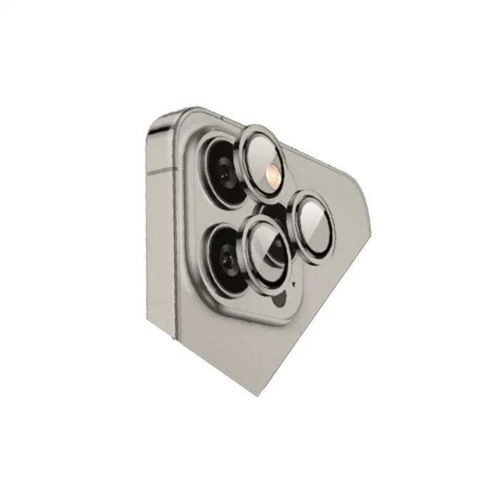 Mey İthalat®   iPhone 15 Pro Max Bilvis Titan Kamera Lens - Titan Gri