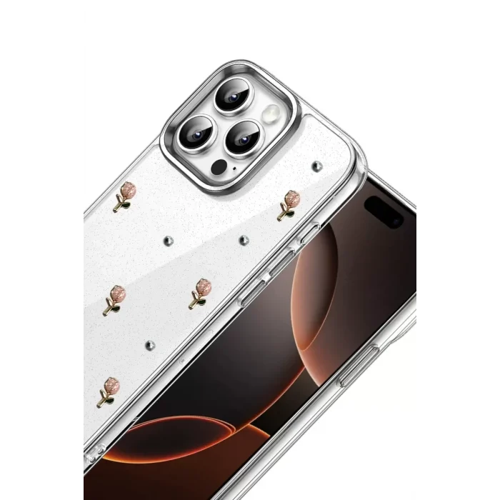 Mey İthalat®   iPhone 15 Pro Max Fiyonk Desenli Kapak - Desen 6