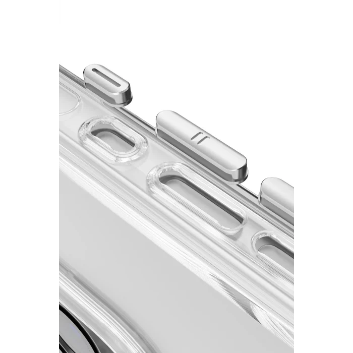 Mey İthalat®   iPhone 15 Pro Max Gleam PC Sert Magsafe Kılıf - Şeffaf