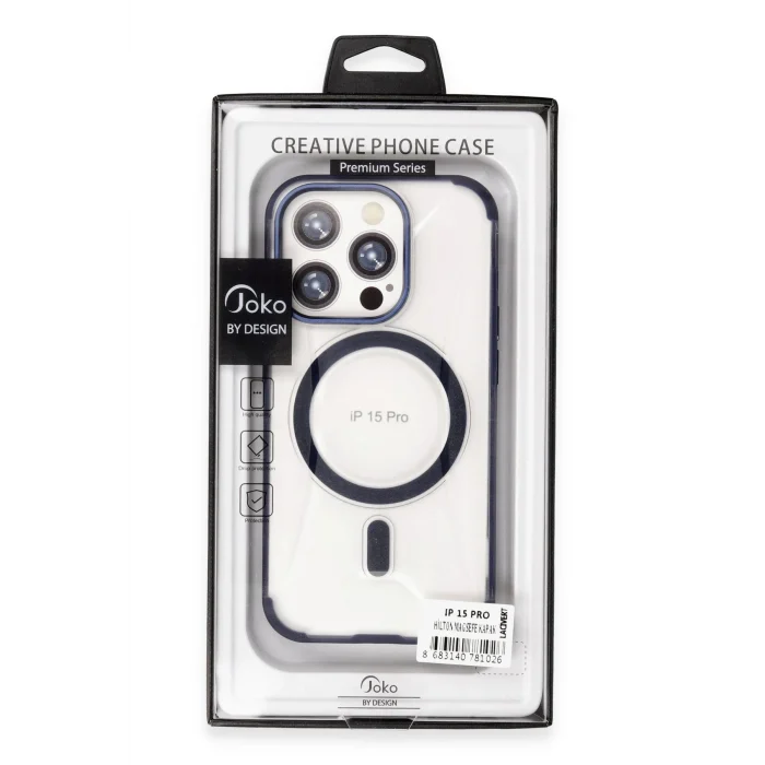 Mey İthalat®   iPhone 15 Pro Max Hilton Magsafe Kapak - Titan Gri