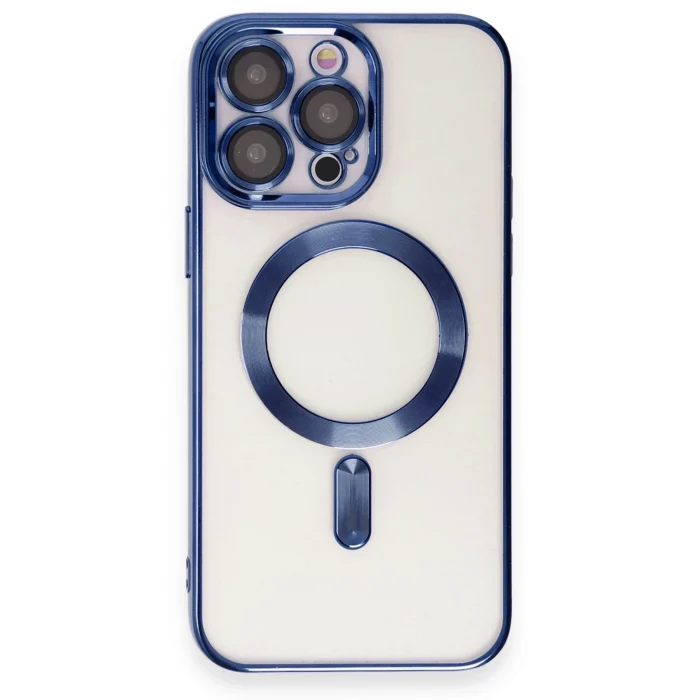 Mey İthalat®   iPhone 15 Pro Max Kılıf Kross Magneticsafe Kapak - Lacivert