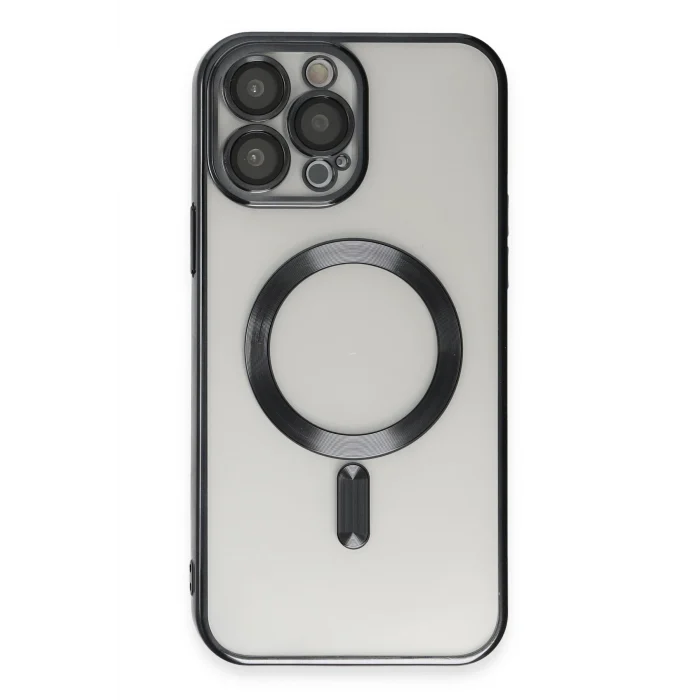 Mey İthalat®   iPhone 15 Pro Max Kılıf Kross Magneticsafe Kapak - Siyah