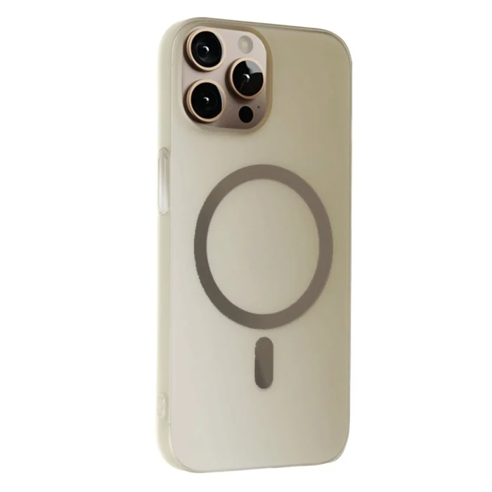 Mey İthalat®   iPhone 15 Pro Tuna PC Slim Magsafe Kapak - Titan Gri