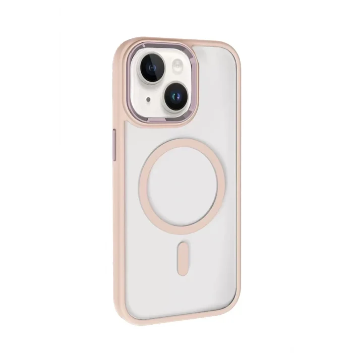 Mey İthalat®   iPhone 15 Terea Magsafe Kapak - Pembe