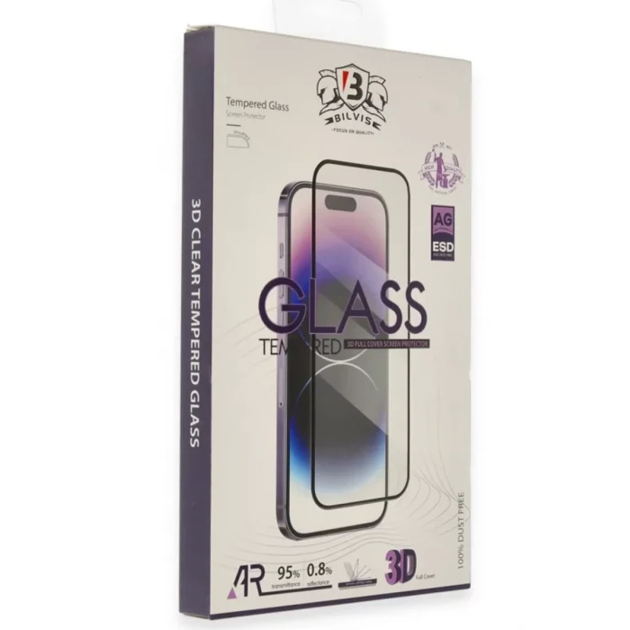 Mey İthalat®   iPhone 16 Bilvis 3D Mat Cam Ekran Koruyucu