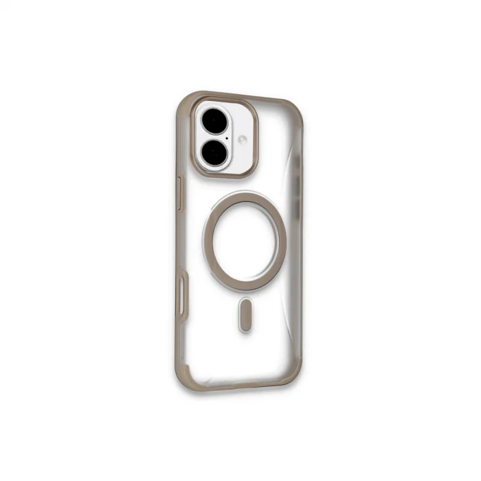Mey İthalat®   iPhone 16 Hilton Magsafe Kapak - Gold