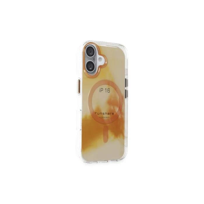 Mey İthalat®   iPhone 16 Phantom Magsafe Kapak - Gold