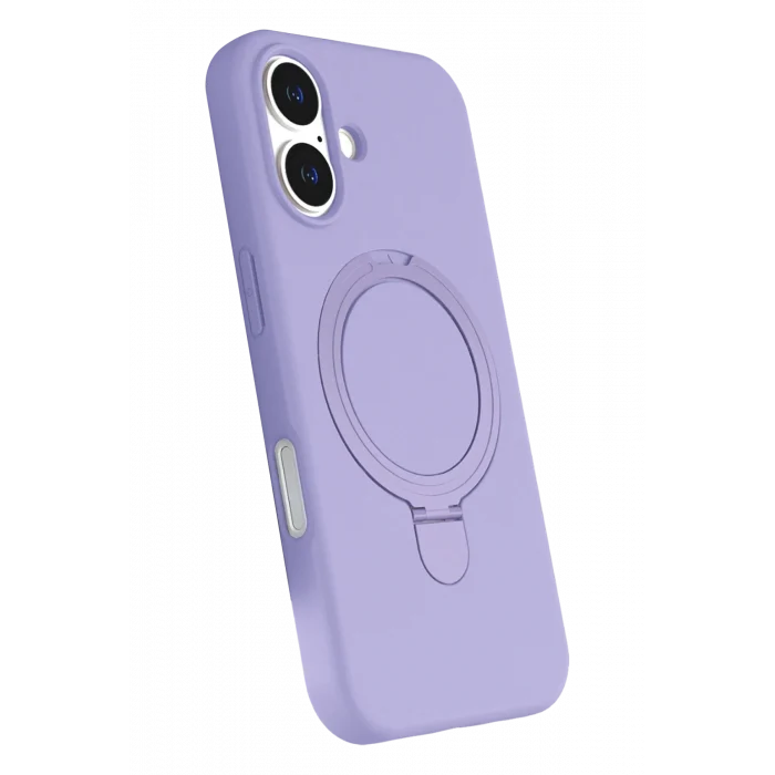 Mey İthalat®   iPhone 16 Plus Regal Magsafe Standlı Kapak - Lila
