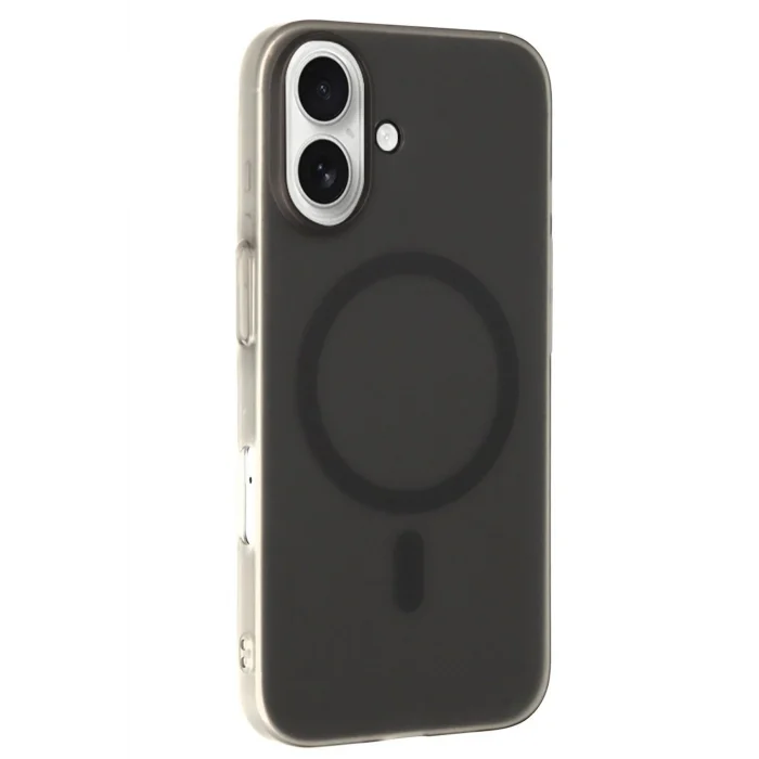 Mey İthalat®   iPhone 16 Plus Tuna PC Slim Magsafe Kapak - Siyah