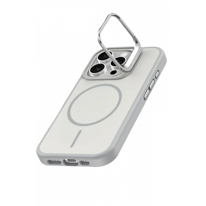 Mey İthalat®   iPhone 16 Pro Max Flexa Magsafe Kapak - Beyaz