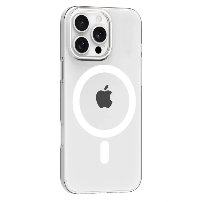Mey İthalat®   iPhone 16 Pro Max PC Blank Magsafe Kapak - Şeffaf