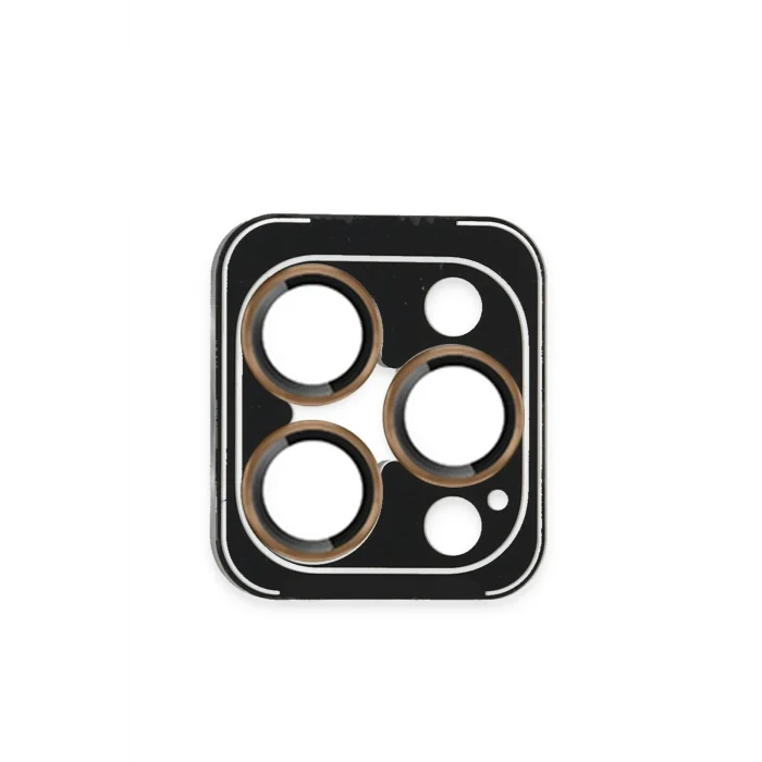 Mey İthalat®   iPhone 16 Pro Max PVD Metal Kamera Lens - Gold