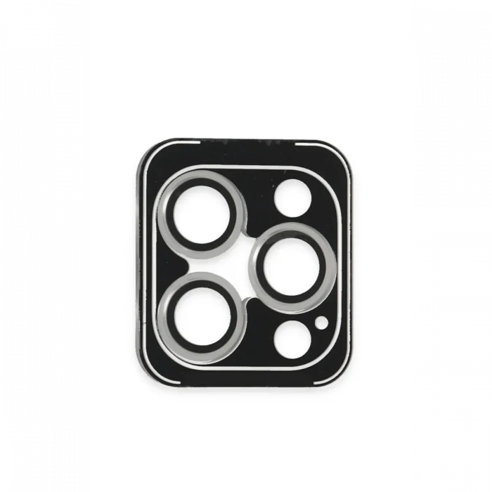 Mey İthalat®   iPhone 16 Pro Max PVD Metal Kamera Lens - Gümüş