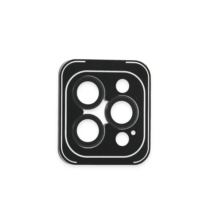 Mey İthalat®   iPhone 16 Pro Max PVD Metal Kamera Lens - Siyah