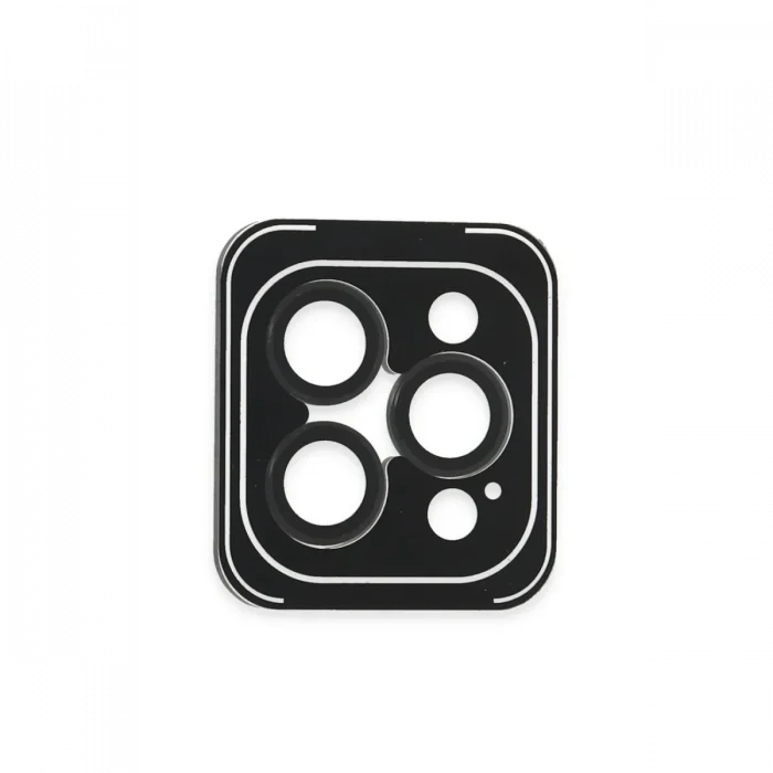 Mey İthalat®   iPhone 16 Pro Max PVD Metal Kamera Lens - Siyah