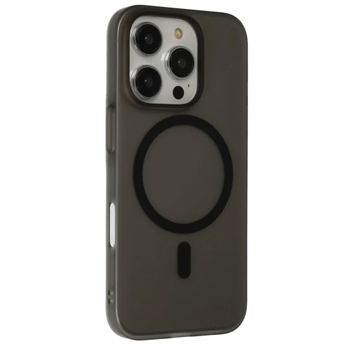 Mey İthalat®   iPhone 16 Pro Max Tuna PC Slim Magsafe Kapak - Siyah