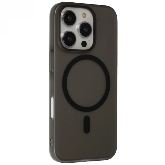 Mey İthalat®   iPhone 16 Pro Tuna PC Slim Magsafe Kapak - Siyah