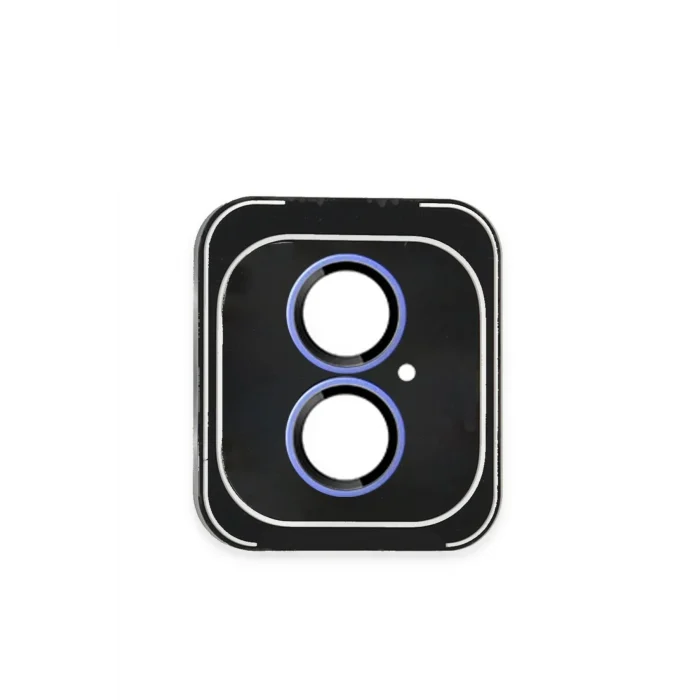 Mey İthalat®   iPhone 16 PVD Metal Kamera Lens - Mavi