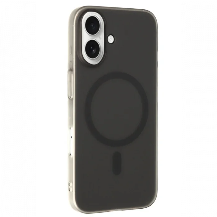 Mey İthalat®   iPhone 16 Tuna PC Slim Magsafe Kapak - Siyah