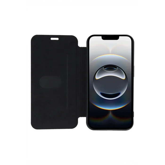 Mey İthalat®   iPhone 16E Kılıf Flip Cover - Koyu Yeşil