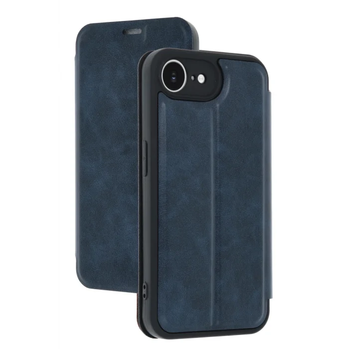 Mey İthalat®   iPhone 16E Kılıf Flip Cover - Lacivert