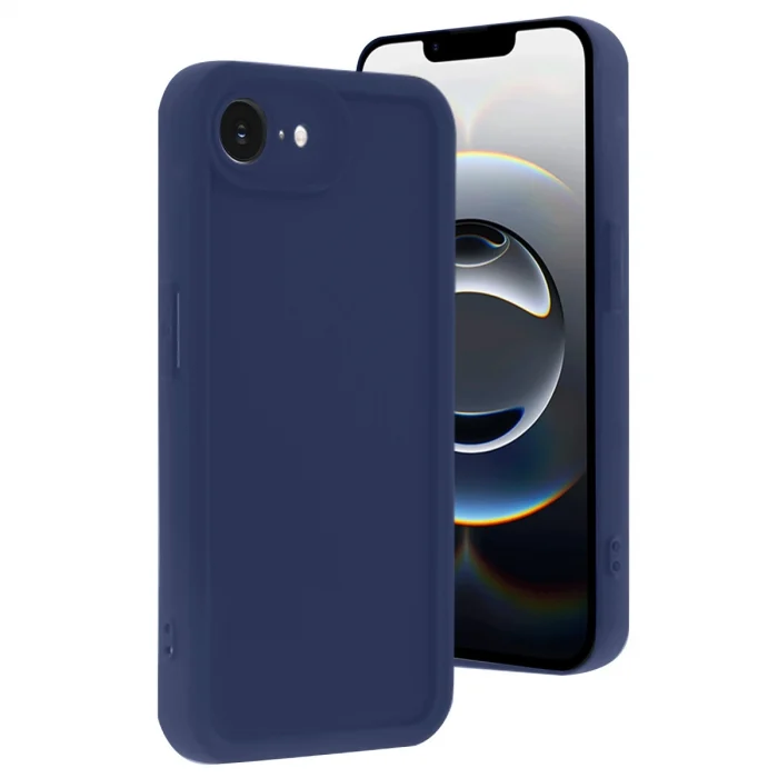 Mey İthalat®   iPhone 16E Kılıf Viera Silikon - Lacivert