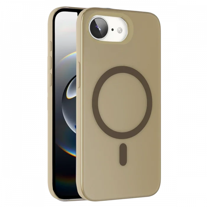 Mey İthalat®   iPhone 16E Tuna PC Slim Magsafe Kapak - Titan Gri